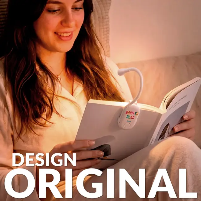 Fisura - Reading Lamp Born To Read - rechargeable