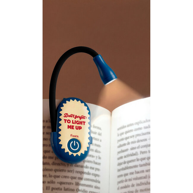 Fisura - Lampe de Lecture Don't Forget To Light Me Up - rechargeable