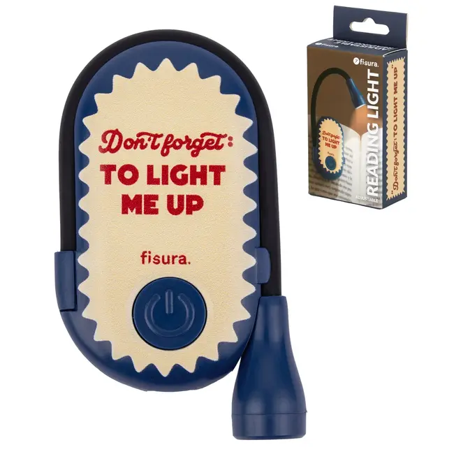 Fisura - Reading Lamp Don't Forget To Light Me Up - rechargeable