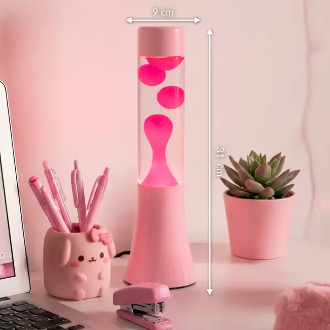 Fisura - Mini Lava Lamp Pink