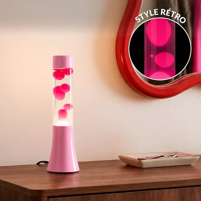 Fisura - Mini-Lavalampe Pink - rosa
