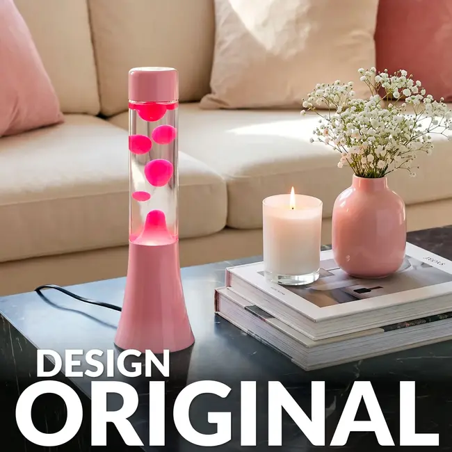 Fisura - Mini Lava Lamp Pink - roze