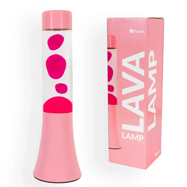 Fisura - Mini Lava Lamp Pink - roze