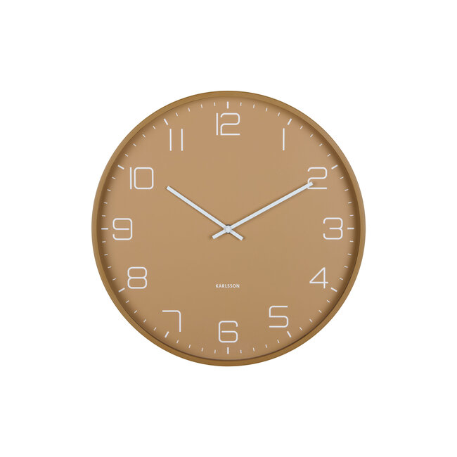 Karlsson - Wall Clock Lofty - mocha brown