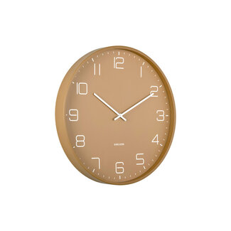 Karlsson Horloge Murale Lofty - marron moka
