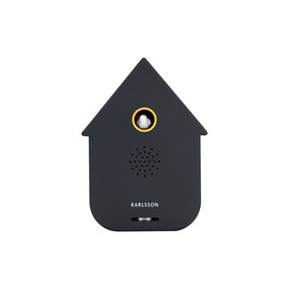 Karlsson Sound Box Modern Cuckoo - schwarz
