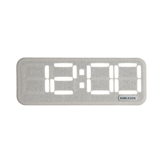 Karlsson - Réveil LED Roanne - blanc cassé - USB
