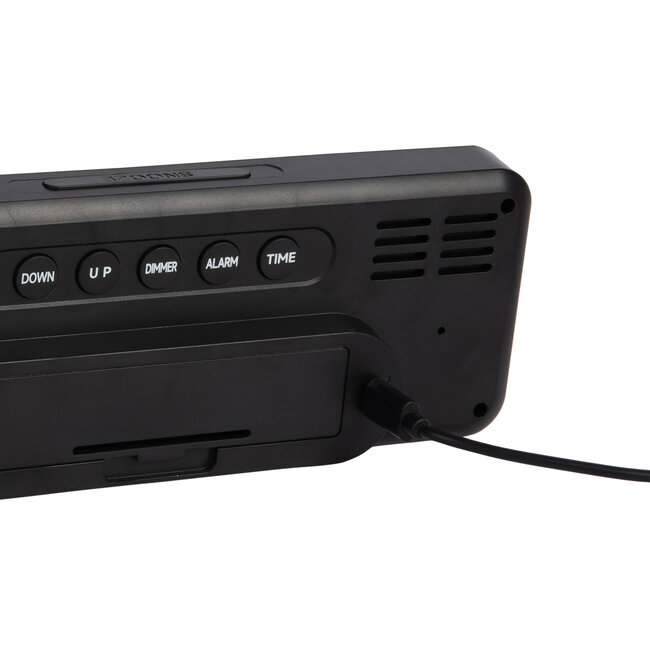 Karlsson - Wecker Roanne LED Large - dschungelgrün - USB