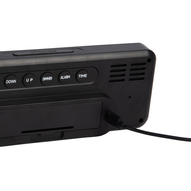 Karlsson - Wecker Roanne LED Large - cremeweiß - USB