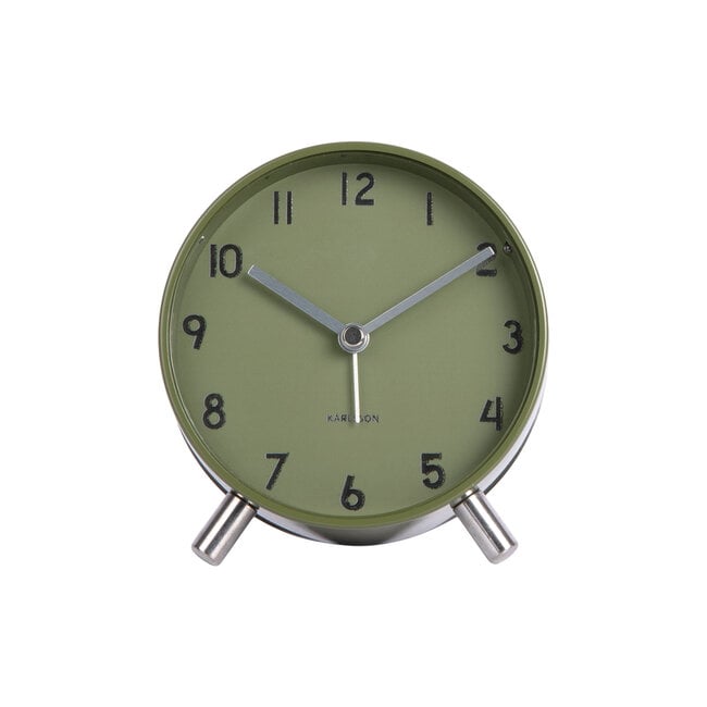 Karlsson - Alarm Clock Cadiz Elan - green