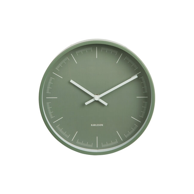 Karlsson - Horloge Murale Odense Deep - vert jungle