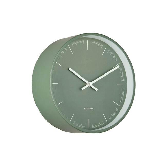 Karlsson Wanduhr Odense Deep - dschungelgrün