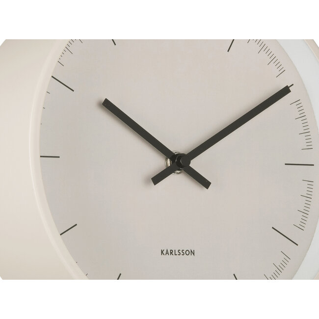 Karlsson - Horloge Murale Odense Deep - gris chaud