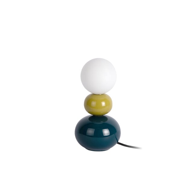 Leitmotiv Table Lamp Firenze Pellet - red/soft blue