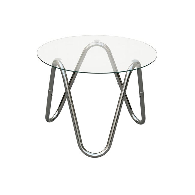 Leitmotiv - Beistelltisch Ventana Round Chrome
