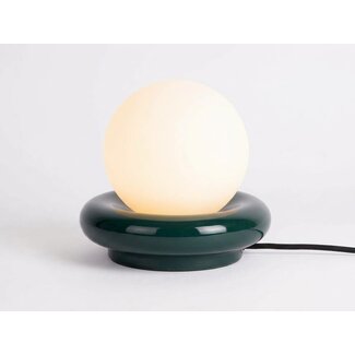 Leitmotiv Lampe de Table Catania Ring - vert foncé