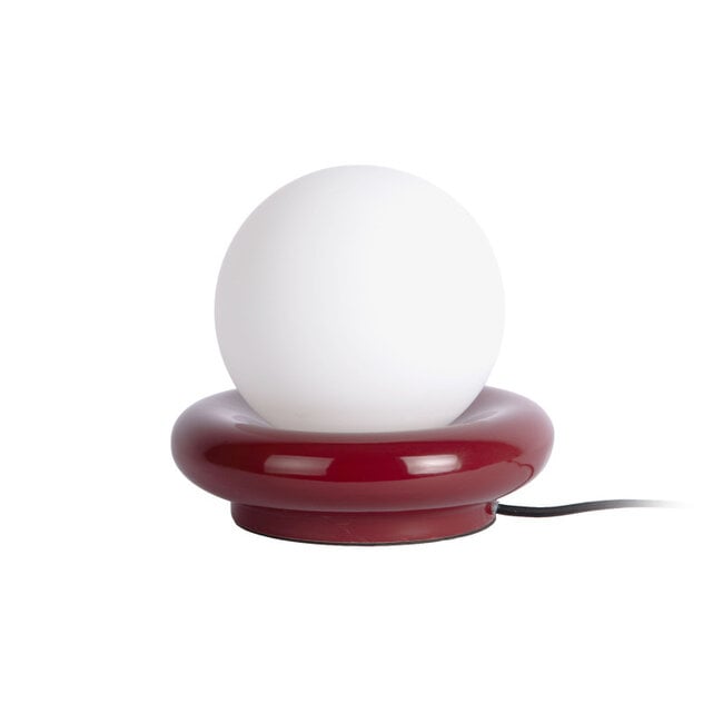 Leitmotiv - Table Lamp Catania Ring - burgundy red