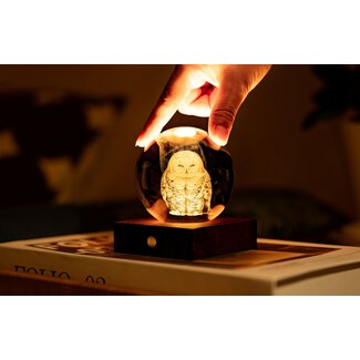 Gingko Amber Crystal Light - Sneeuwuil Gingko Amber Crystal Light - Sneeuwuil