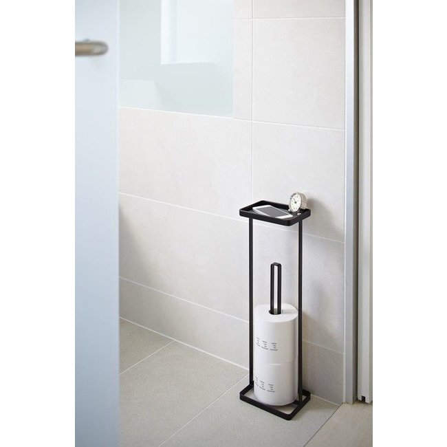 Toilet Paper Holder 'Open Tower' (black)