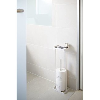 Yamazaki  Toilettenpapierhalter Open Tower - weiß