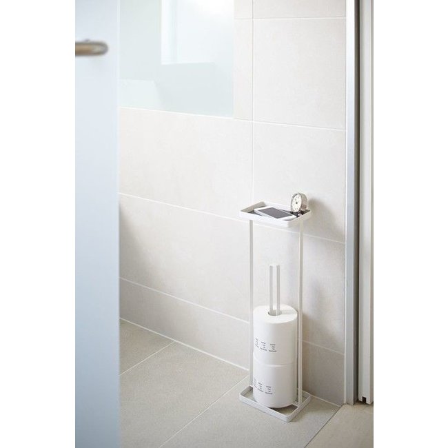 Porte-papier toilette avec rangement Portaloo de Umbra, blanc 1012487-670