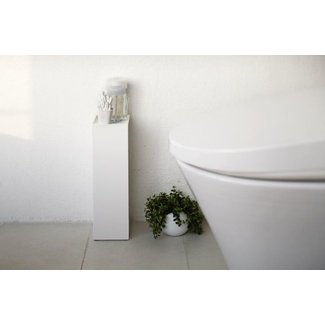 Yamazaki  Porte Papier-Toilette 'Closed Tower' (blanc)