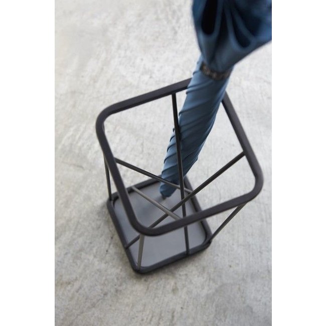 Yamazaki - Umbrella Stand 9 Square - black