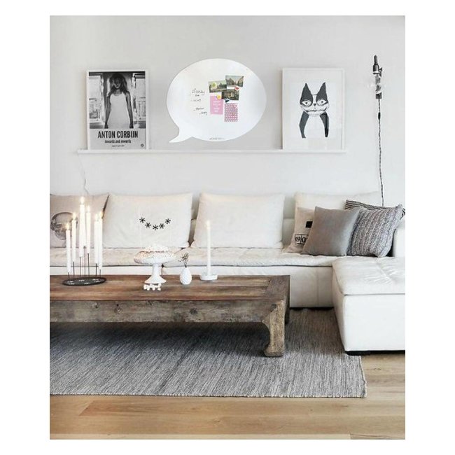 Wonderwall - Magneetbord / Whiteboard Tekstballon - large