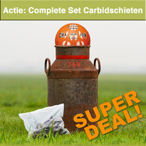 Actie: Complete Set Carbidschieten Actie: Complete Set Carbidschieten