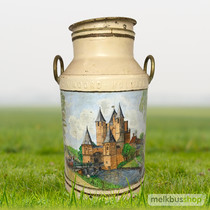 Beschilderde Melkbus "Kasteel" Beschilderde Melkbus "Kasteel"