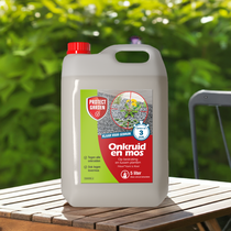 Flitser onkruid, mos en groene aanslagreiniger 5l
