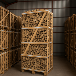 Grote pallet beuken brandhout 25cm - 2 kuub Grote pallet beuken brandhout 25cm - 2 kuub