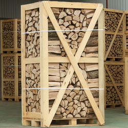 Grote pallet eiken brandhout 25cm - 2 kuub Grote pallet eiken brandhout 25cm - 2 kuub