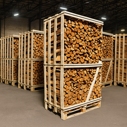 Grote pallet elzen brandhout 25cm - 2 kuub Grote pallet elzen brandhout 25cm - 2 kuub
