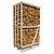 Grote pallet elzen brandhout 25cm - 1.8 kuub