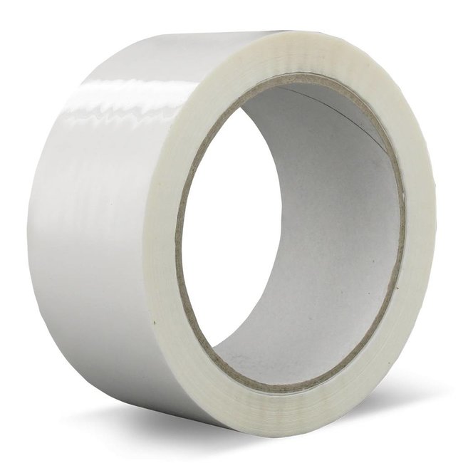 Euro-Label 36 rollen verpakkingstape PVC | Solvent (Wit)