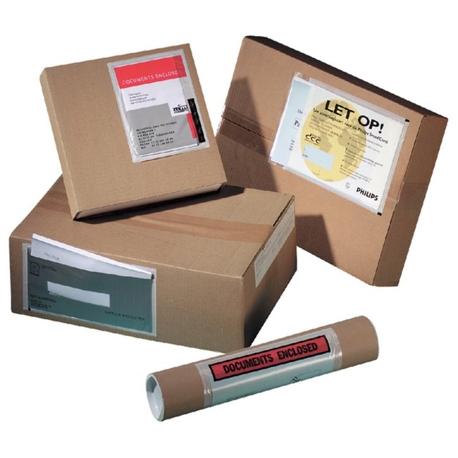 Euro-Label  Paklijstenvelop 230x160mm blanco 250st