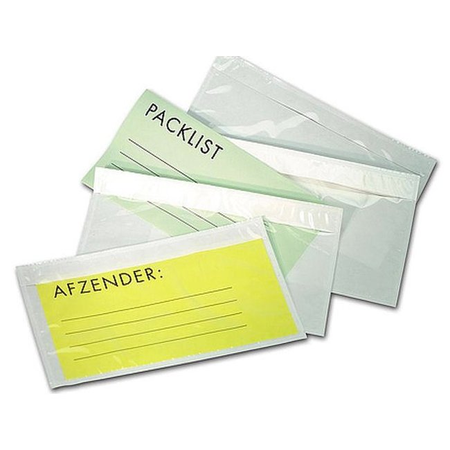 Euro-Label  paklijstenvelop 325x235/310x230mm blanco 500st