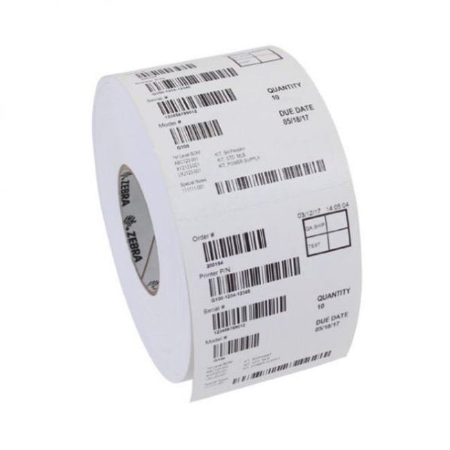 Zebra 12 rollen Z-Select 2000D 190 Tag - Thermisch kaartjes - 102x76mm - 450 per rol