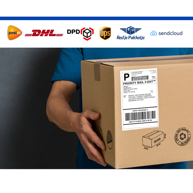 Euro-Label  Labelprinter met USB + Netwerk + 3.600 Verzendetiketten