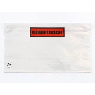 Euro-Label Envelop Paklijst DL 225x122mm. bedrukt