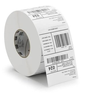 Zebra 4 rollen Z-Select 1000D Thermisch papier, 148x210mm - 790 etiketten per rol