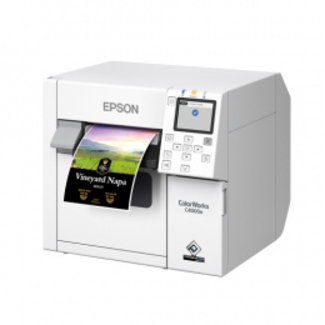 Epson Epson ColorWorks C4000, Gloss Black Ink, cutter, ZPLII, USB, Ethernet