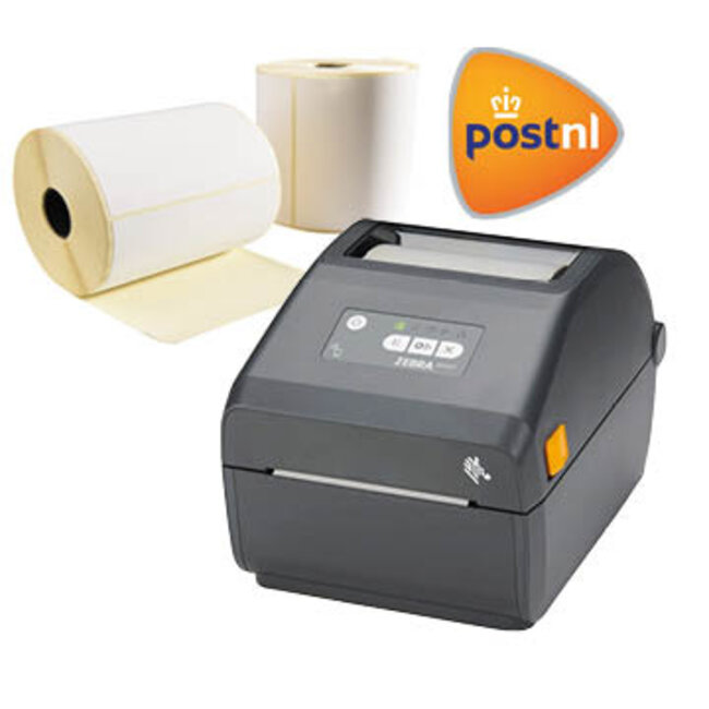 Zebra PostNL Starterspakket | Zebra ZD421D Labelprinter + 12 rollen PostNL etiketten