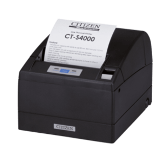 Citizen Citizen CT-S4000/L, USB, RS232, 8 dots/mm (203 dpi), cutter, zwart