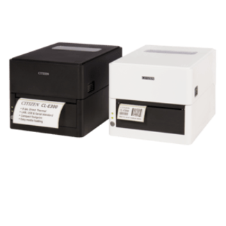 Citizen printers Citizen CL-E303 for receipts, 12 dots/mm (300 dpi), cutter, USB, RS232, Ethernet, zwart