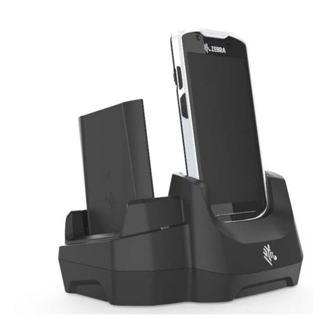 Zebra Single slot cradle voor Terminal + Batterij (inc. voeding en kabels)
