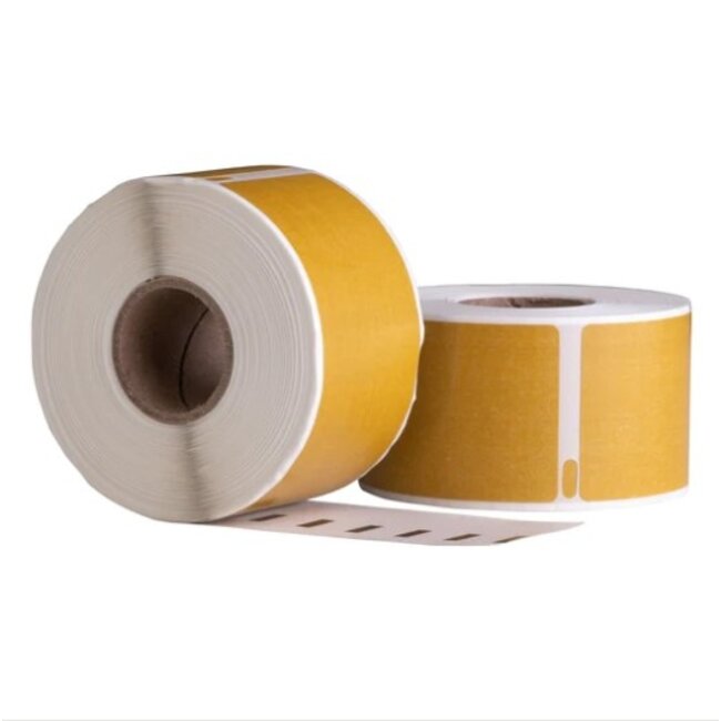 Dymo 99012 Goud compatible labels, 89 mm x 36 mm, 260 etiketten, permanent