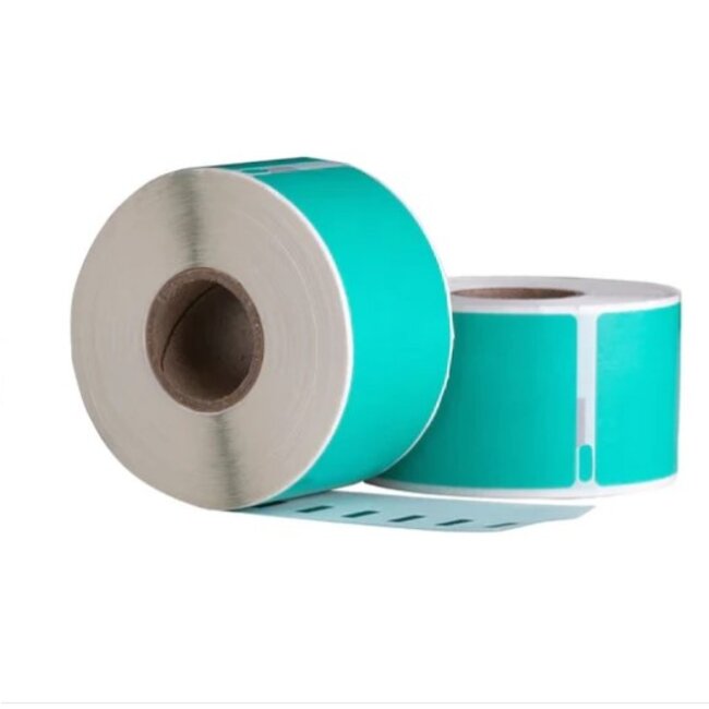 Dymo 99014 Groen compatible labels, 101 mm x 54 mm, 220 etiketten, permanent