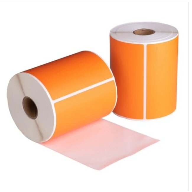 Dymo 4XL/S0904980 Labels Compatible, 104 mm x 159 mm, 220 etiketten, oranje, permanent